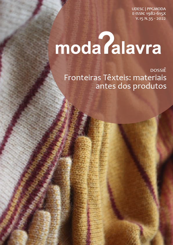 					View Vol. 15 No. 35 (2022): Fronteiras têxteis: materiais antes dos produtos
				